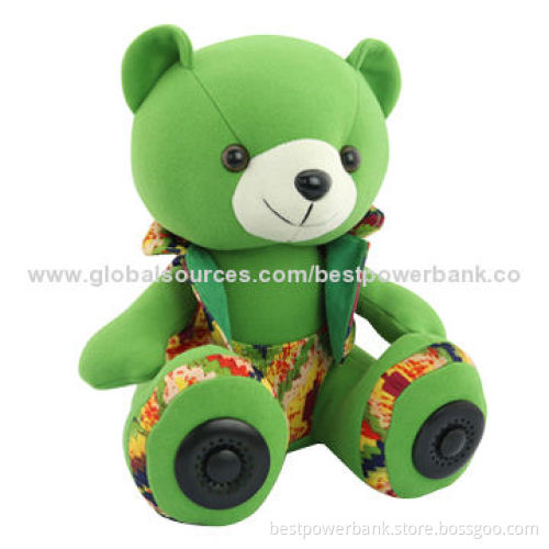 2014 High-end the Cool-bear Style Multi-functional Bluetooth Speaker, 3W x 2 Power